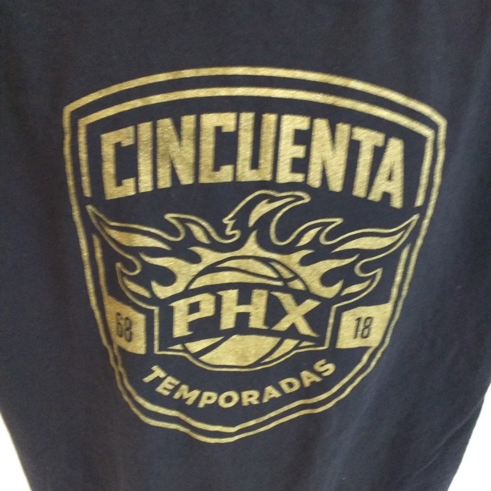Gildan NBA Pheonix Suns Black Men's T-Shirt - Picture 2 of 5